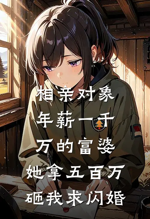 相亲对象年薪一千万的富婆，她拿五百万砸我求闪婚
